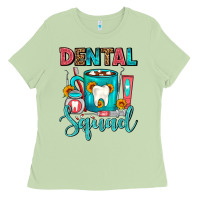 Matcha Coffee Scrubs And Prophy Paste Dentist Coffee cup Ladies Tee - FaDigitalArtStudio