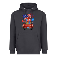 Smoke farm truck,america flag Heavyweight Hoodie - JahusDesignShop