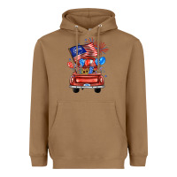 Toasted Coconut farm truck,america flag Heavyweight Hoodie - JahusDesignShop