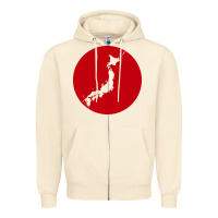 Sandshell japan island Zipper Hoodie - baoMotion