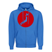 True Royal japan island Zipper Hoodie - baoMotion