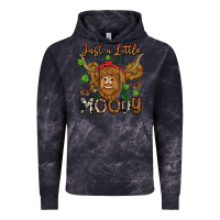 Cloud Black Just a Little Moody Vintage Hoodie - CowhideDigitalArt