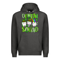 Charcoal Heather st. patricks day dental squad Premium Hoodie - Artiststas