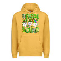 Mustard st. patricks day dental squad Premium Hoodie - Artiststas