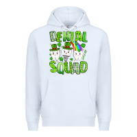White st. patricks day dental squad Premium Hoodie - Artiststas