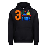 Black Third Grade Urban Hoodie - RanaPortraitStore