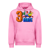 Fuchsia Pink Third Grade Urban Hoodie - RanaPortraitStore