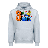 Heather Grey Third Grade Urban Hoodie - RanaPortraitStore