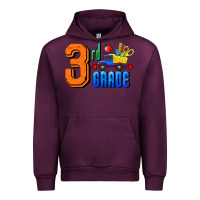 Mauve Wine Third Grade Urban Hoodie - RanaPortraitStore