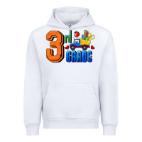 White Third Grade Urban Hoodie - RanaPortraitStore