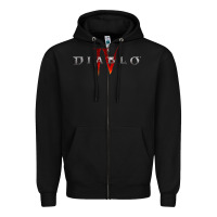 Black Diablo 4 Gämë Online Zipper Hoodie - baoMotion