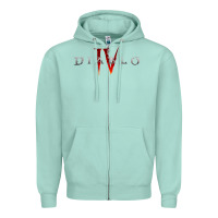 Seafoam Diablo 4 Gämë Online Zipper Hoodie - baoMotion