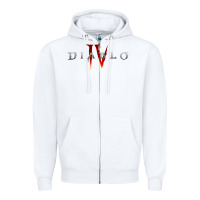 White Diablo 4 Gämë Online Zipper Hoodie - baoMotion