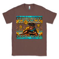 Chestnut Rottweiler with western background Classic Tee - Artiststas