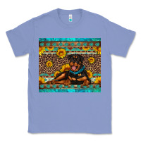 Colony Blue Rottweiler with western background Classic Tee - Artiststas