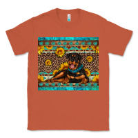 Copper Rottweiler with western background Classic Tee - Artiststas