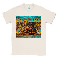 Natural Rottweiler with western background Classic Tee - Artiststas
