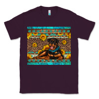 Plum Rottweiler with western background Classic Tee - Artiststas