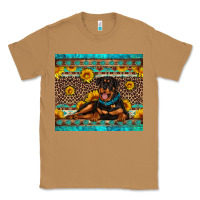 Toasted Coconut Rottweiler with western background Classic Tee - Artiststas