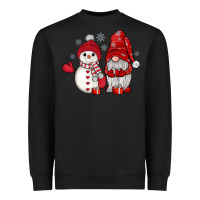 Black snowman gnome Heavyweight Sweatshirt - JahusDesignShop