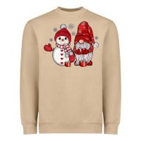 Mushroom snowman gnome Heavyweight Sweatshirt - JahusDesignShop