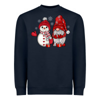 Navy snowman gnome Heavyweight Sweatshirt - JahusDesignShop