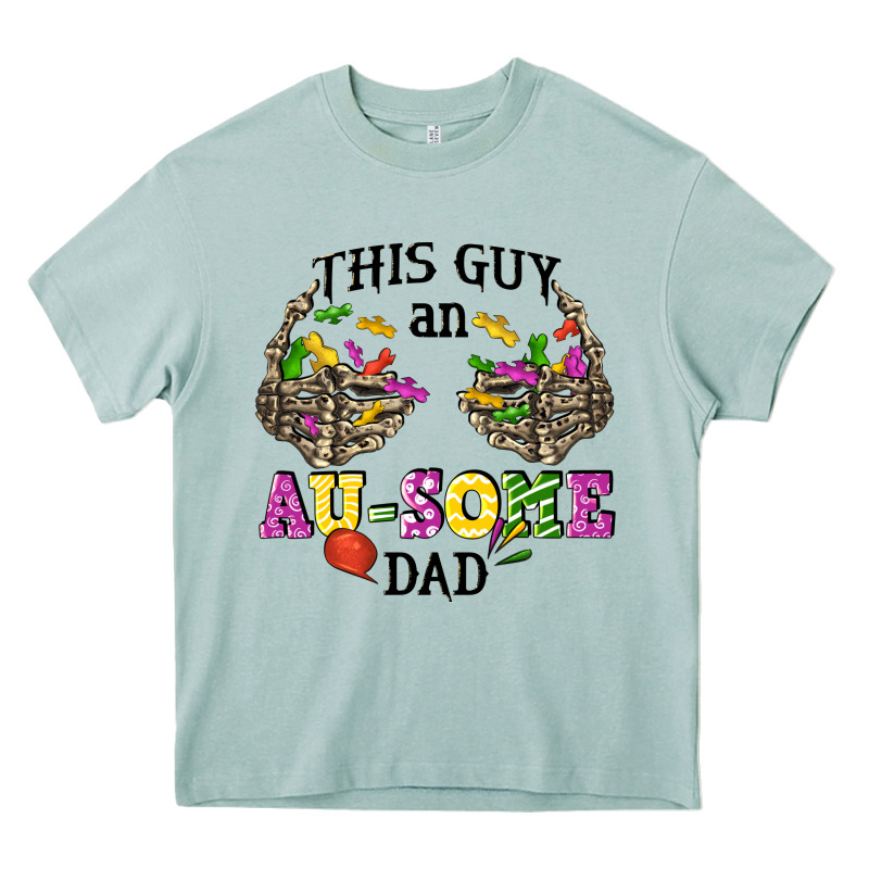 This Guy An Au Some Dad Heavy Core Tee by CowGirlArtShop | Teevron