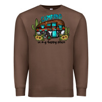 Chestnut camping is my happy place2 Premium Sweatshirt - JahusDesignShop