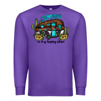 Purple camping is my happy place2 Premium Sweatshirt - JahusDesignShop