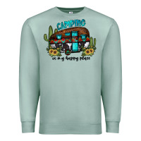 Seafoam camping is my happy place2 Premium Sweatshirt - JahusDesignShop