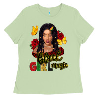 Matcha black girl magic Ladies Tee - FaDigitalArtStudio