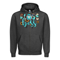 Charcoal Heather floss boss Zipper Hoodie - JahusDesignShop
