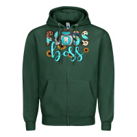 Sports Green floss boss Zipper Hoodie - JahusDesignShop