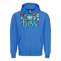 True Royal floss boss Zipper Hoodie - JahusDesignShop