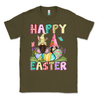 Army Green Happy Easter gnomies Easter Day Classic Tee - CowGirlArtShop