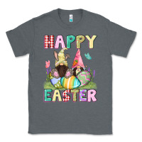 Charcoal Heather Happy Easter gnomies Easter Day Classic Tee - CowGirlArtShop