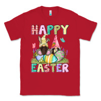 Red Happy Easter gnomies Easter Day Classic Tee - CowGirlArtShop
