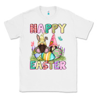 White Happy Easter gnomies Easter Day Classic Tee - CowGirlArtShop