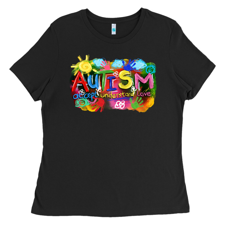 Autism Accept Understand Love Ladies Tee by FaDigitalArtStudio | Teevron