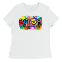 White Autism accept understand love Ladies Tee - FaDigitalArtStudio