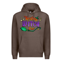 Coffee resting witch face Premium Hoodie - Jasminsmagicworld