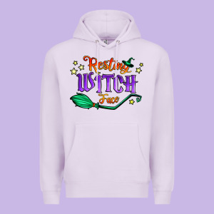 Resting Witch Face Premium Hoodie Designed By Jasminsmagicworld