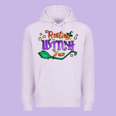 Resting Witch Face Premium Hoodie Designed By Jasminsmagicworld