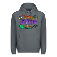 Rock resting witch face Premium Hoodie - Jasminsmagicworld