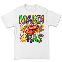 White mardi gras crawfish olivia Premium Tee - OliviaCreatesArt