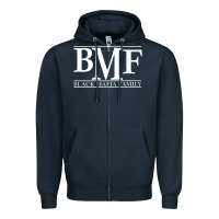 Navy black mafia family Zipper Hoodie - baoMotion