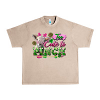 French Oak Too Cute To Pinch Urban Heavy Tee - FaDigitalArtStudio