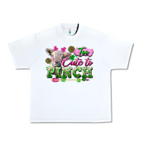 White Too Cute To Pinch Urban Heavy Tee - FaDigitalArtStudio