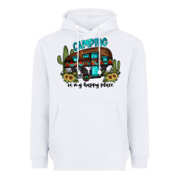 White camping is my happy place2 Heavyweight Hoodie - JahusDesignShop