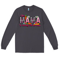 Smoke This Mama Is Chilling With Her Peeps Long Sleeve Tee - CowhideDigitalArt